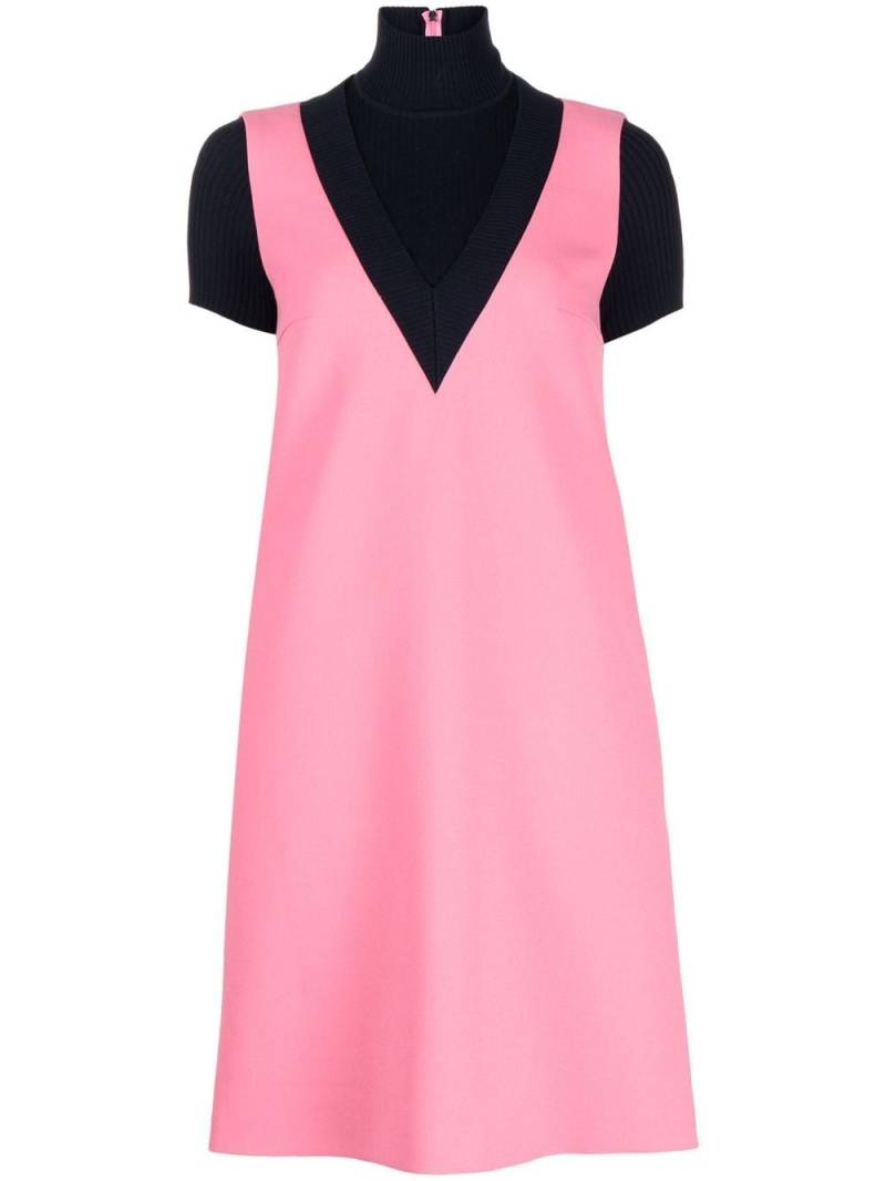 Paule Ka Milano roll-neck shift dress - Pink von Paule Ka