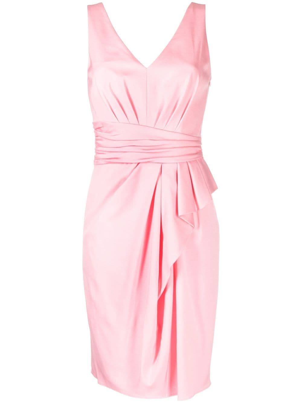 Paule Ka Ottoman asymmetric midi dress - Pink von Paule Ka