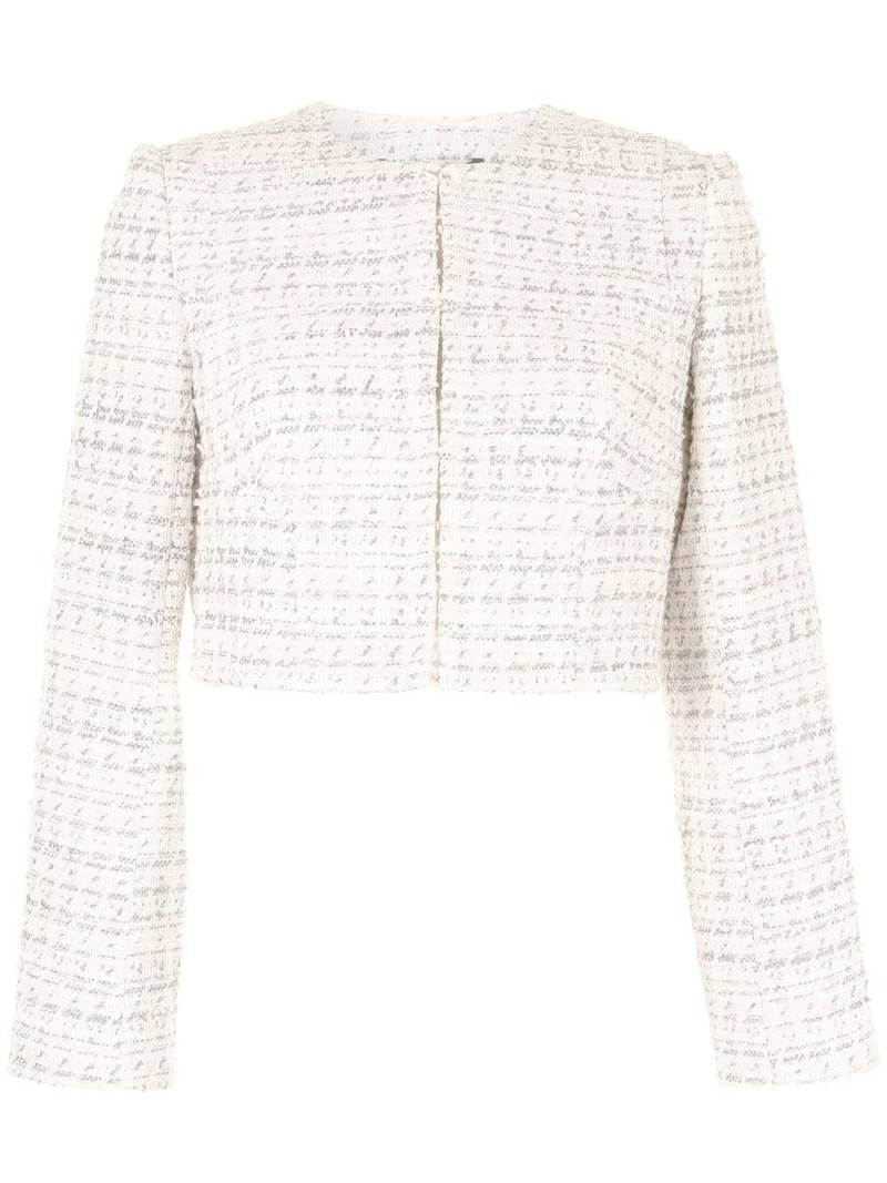 Paule Ka Tweed mini cropped jacket - Pink von Paule Ka