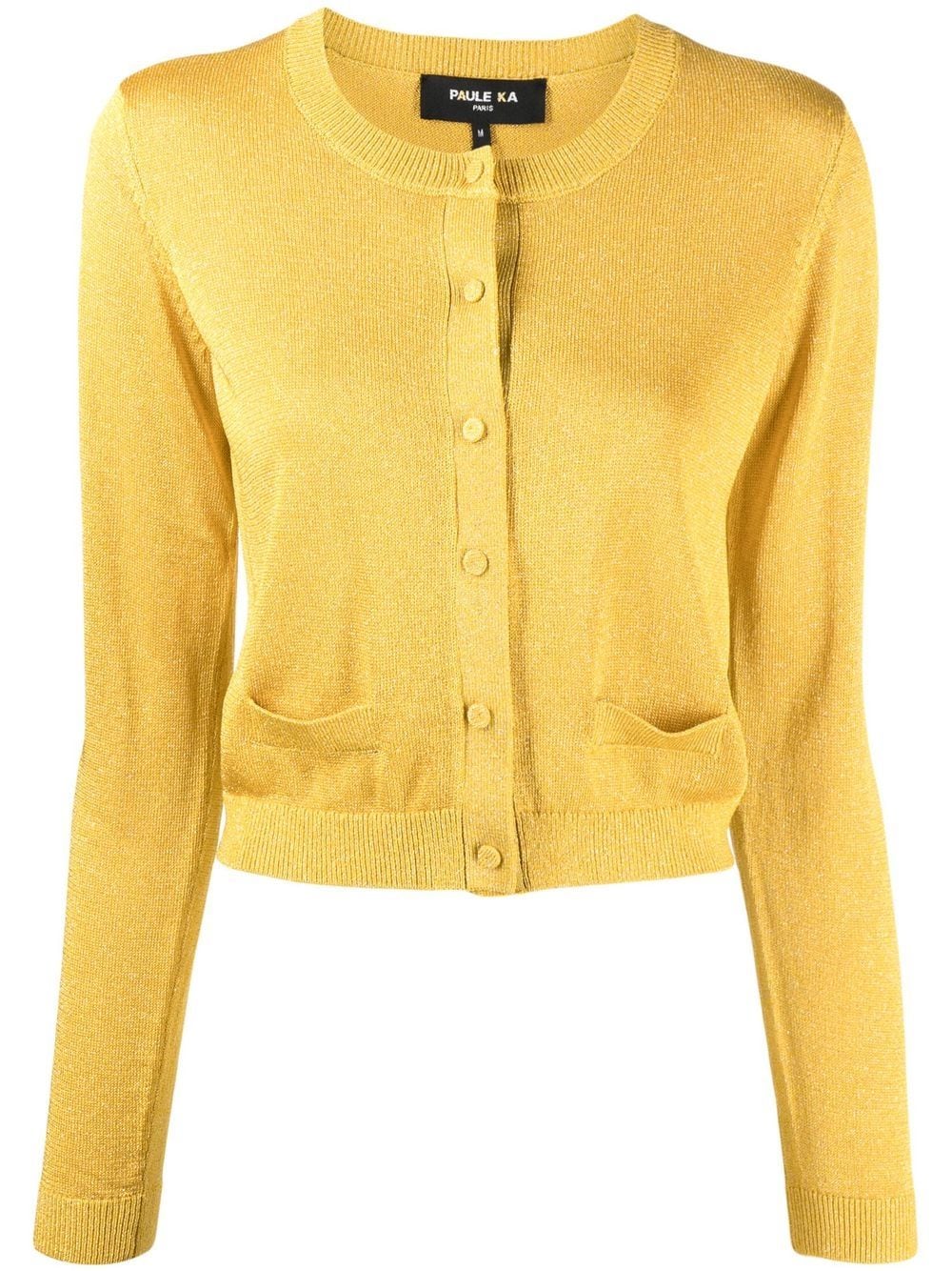 Paule Ka button-down knit cardigan - Yellow von Paule Ka