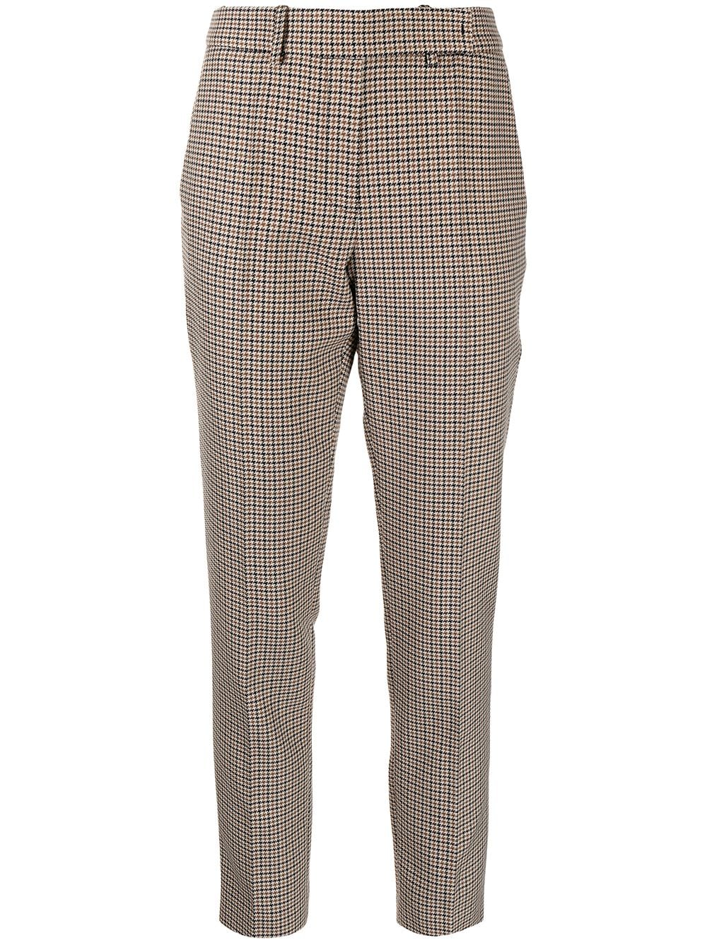 Paule Ka houndstooth-check tailored trousers - Brown von Paule Ka
