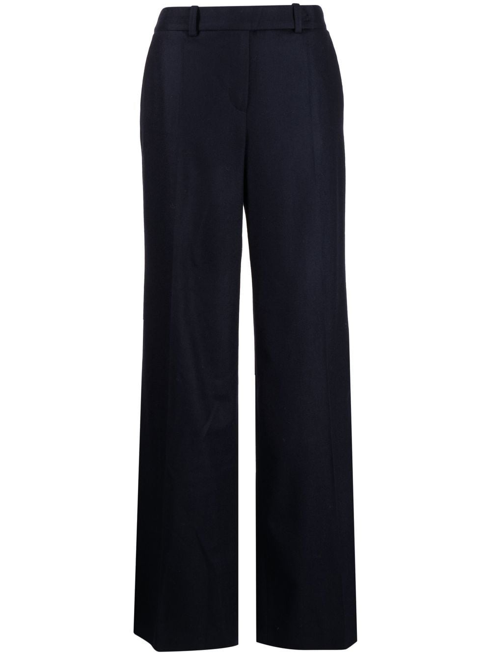 Paule Ka mid-rise flared-leg trousers - Blue