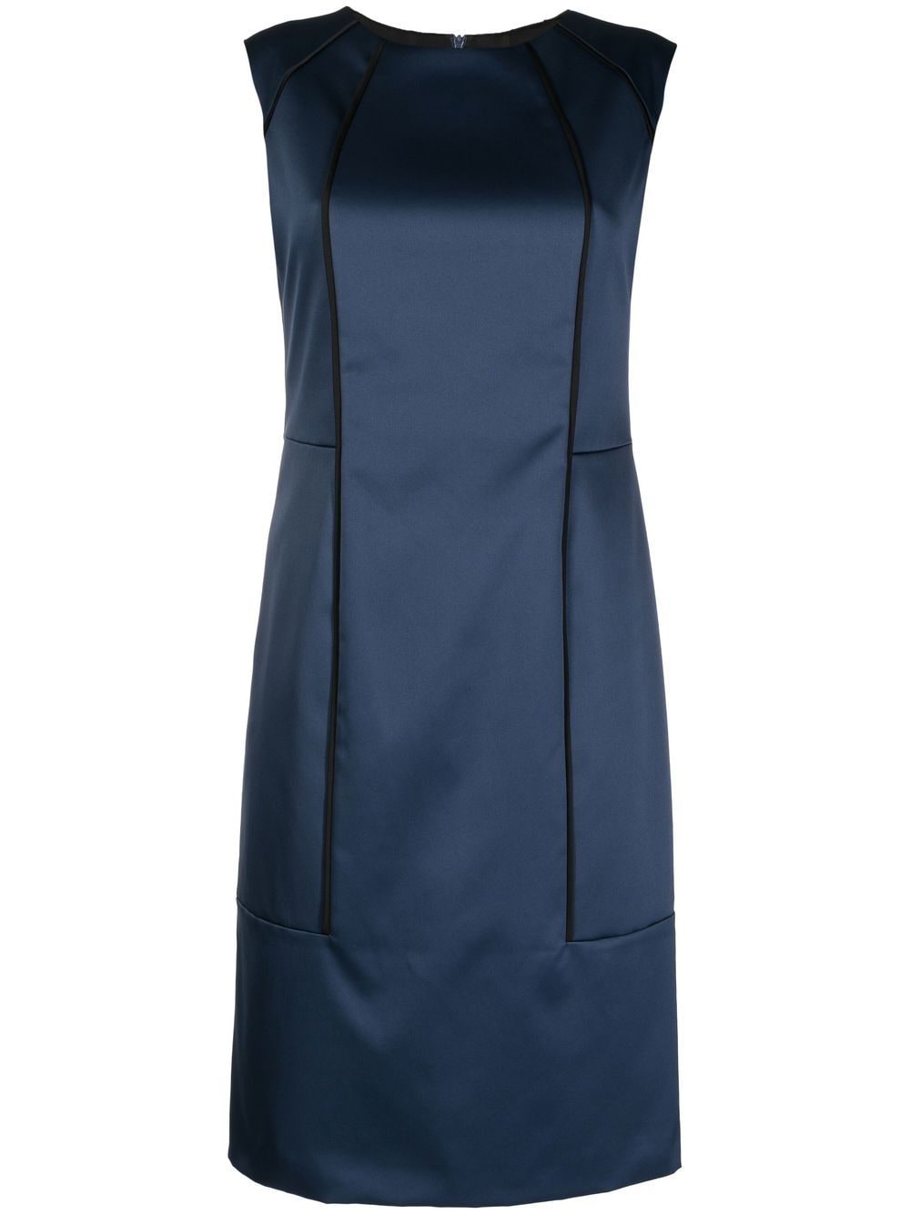 Paule Ka piped-trim shift dress - Blue von Paule Ka