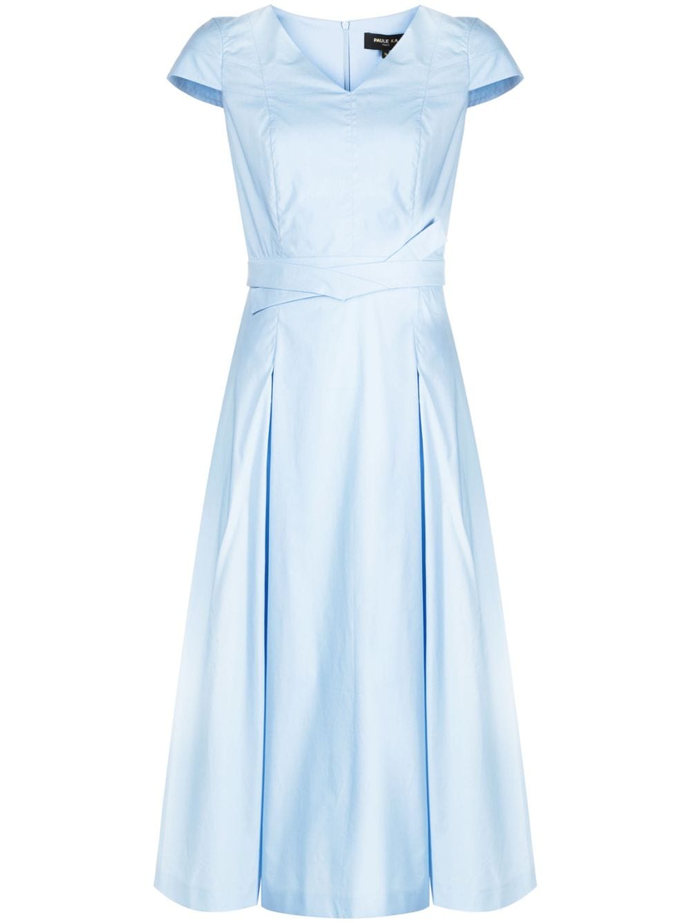 Paule Ka pleated A-line dress - Blue von Paule Ka