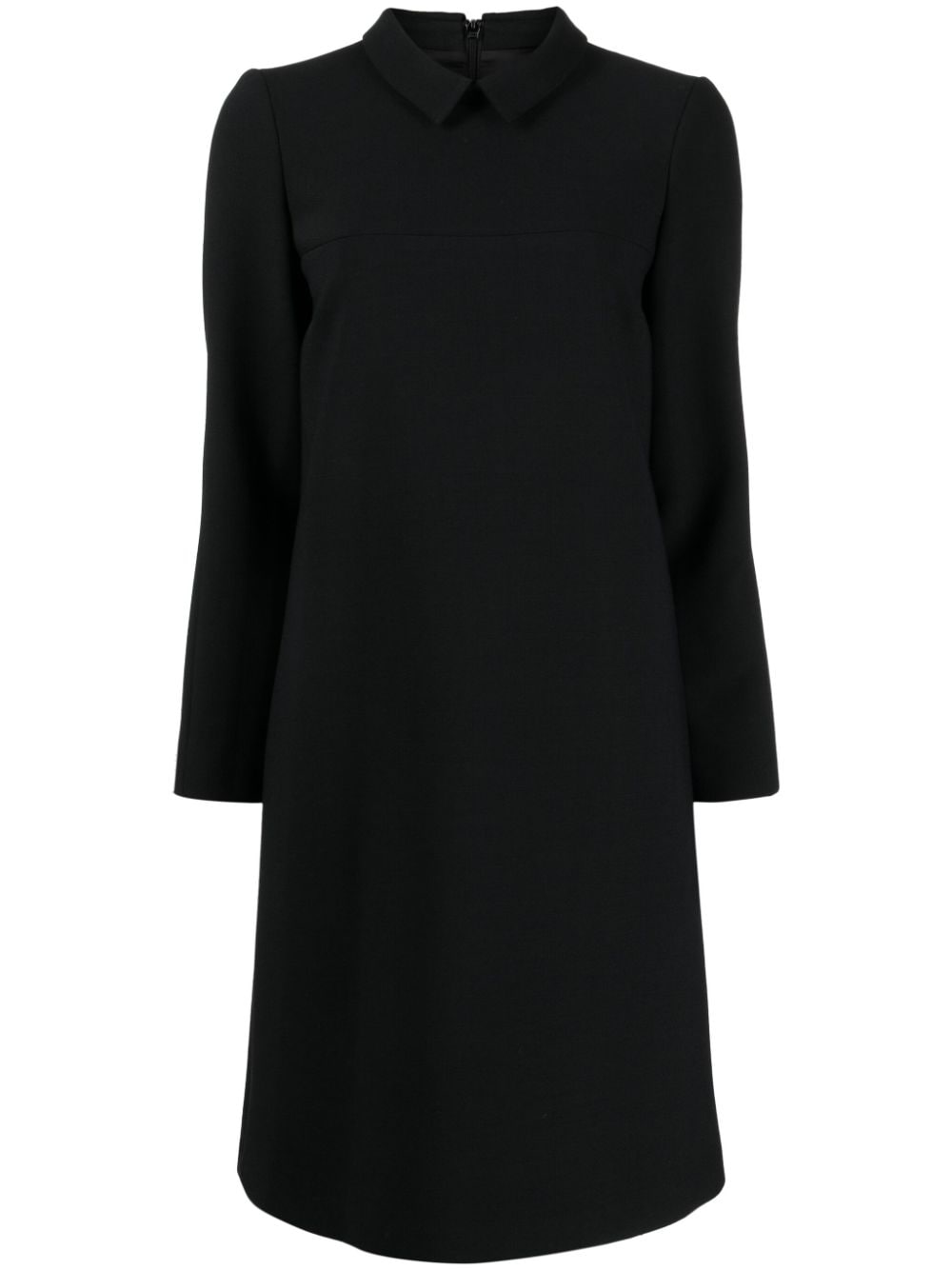 Paule Ka pointed-collar A-line dress - Black von Paule Ka