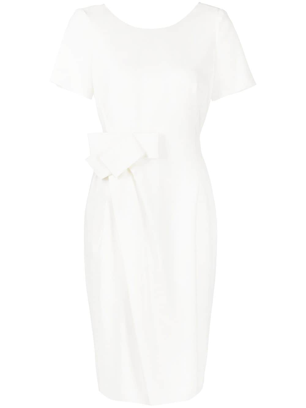 Paule Ka short-sleeve pencil dress - White von Paule Ka