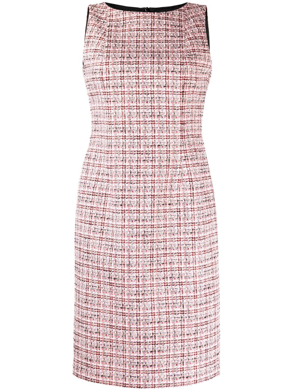 Paule Ka sleeveless mid-length tweed dress - Pink von Paule Ka