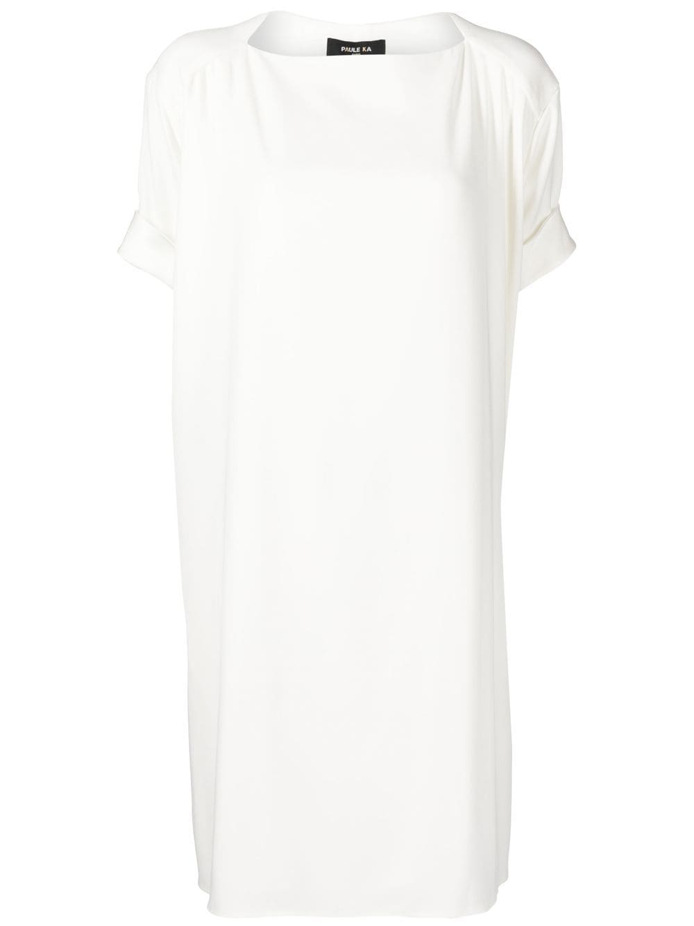 Paule Ka straight-cut T-shirt dress - White von Paule Ka