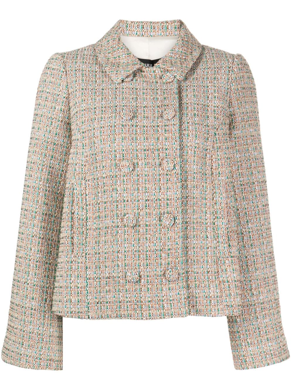 Paule Ka tweed double-breasted blazer - Multicolour von Paule Ka