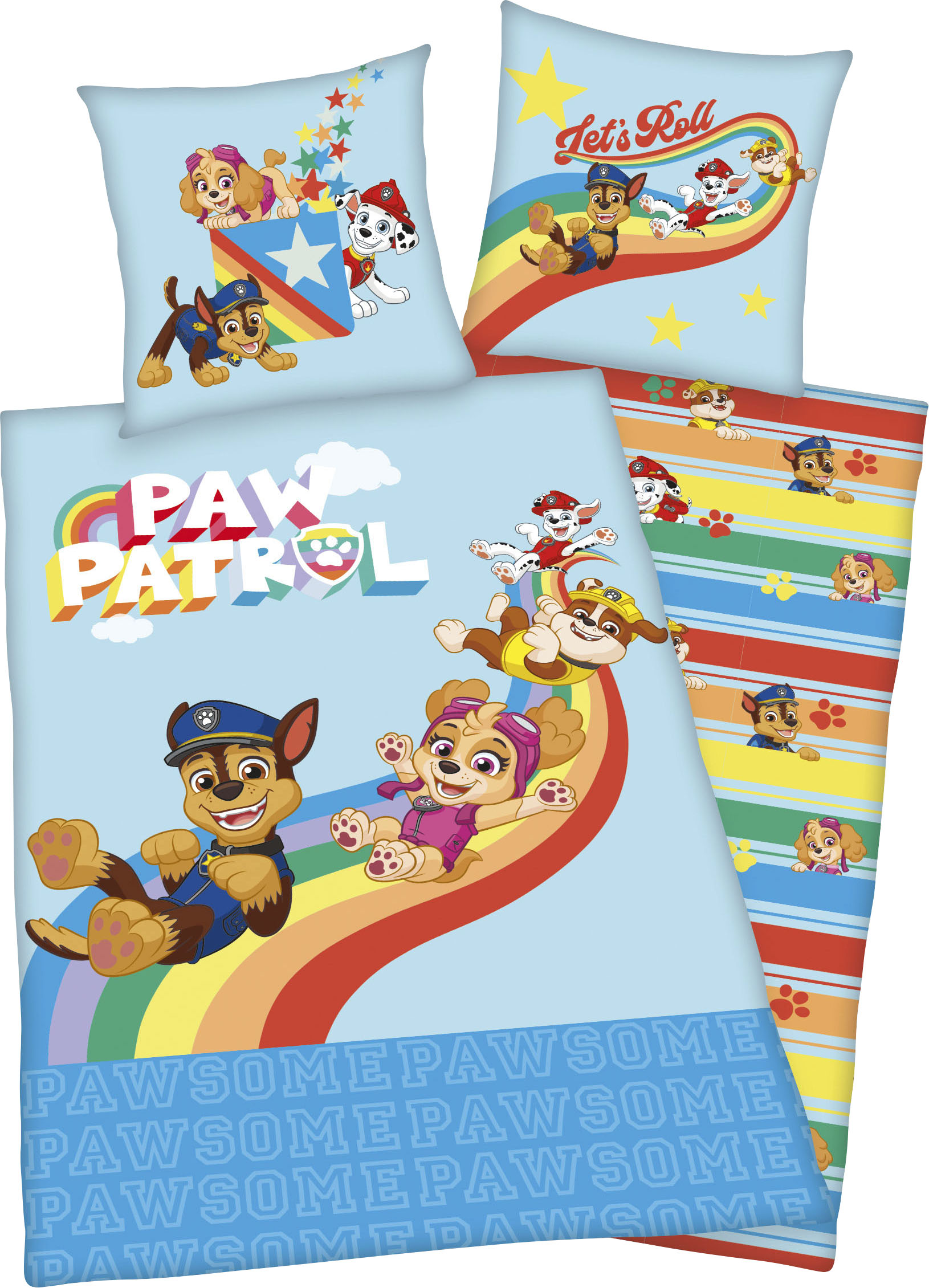 PAW PATROL Kinderbettwäsche »Lets Roll« von Paw Patrol