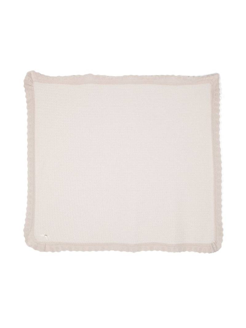 Paz Rodriguez rectangle-shape crochet-knit blanket - Neutrals von Paz Rodriguez