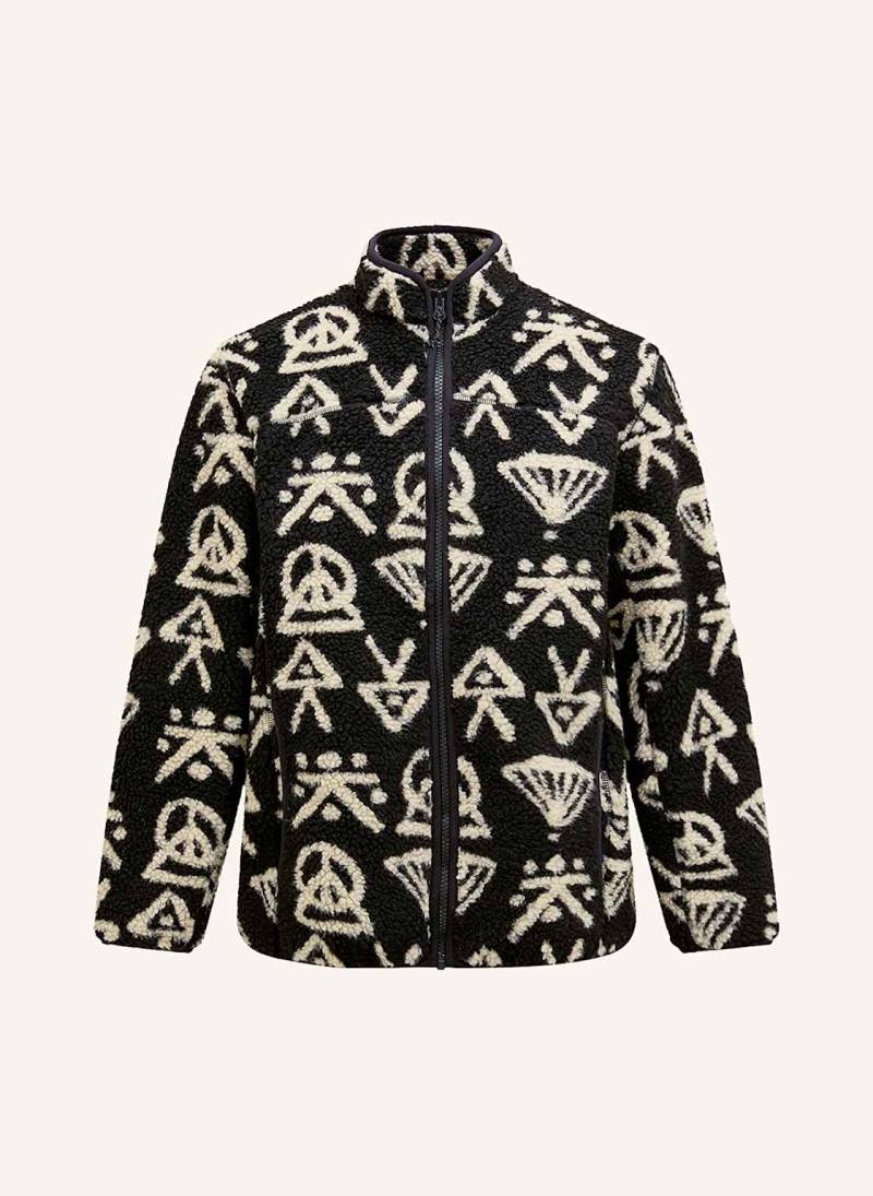 Peak Performance Fleecejacke Graphic Pile schwarz von Peak Performance