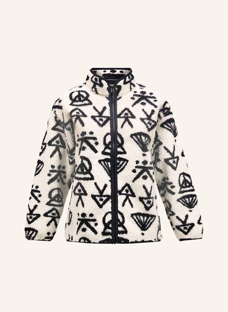 Peak Performance Fleecejacke Graphic Pile weiss von Peak Performance