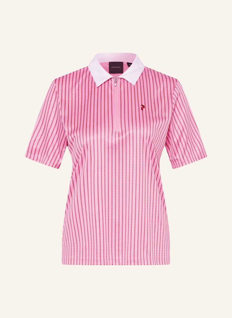 Peak Performance Funktions-Poloshirt Graphic rosa von Peak Performance