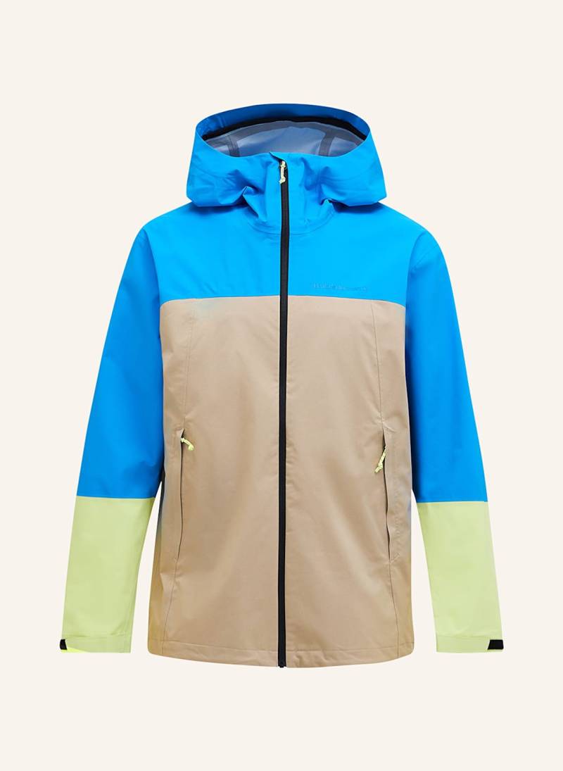 Peak Performance Hardshell-Jacke Trail Hipe blau von Peak Performance