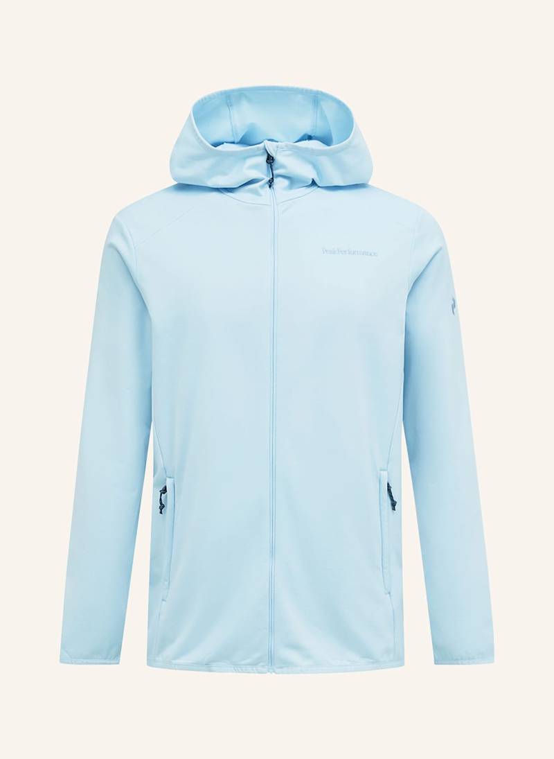 Peak Performance Midlayer-Jacke Light Zip Hood blau von Peak Performance