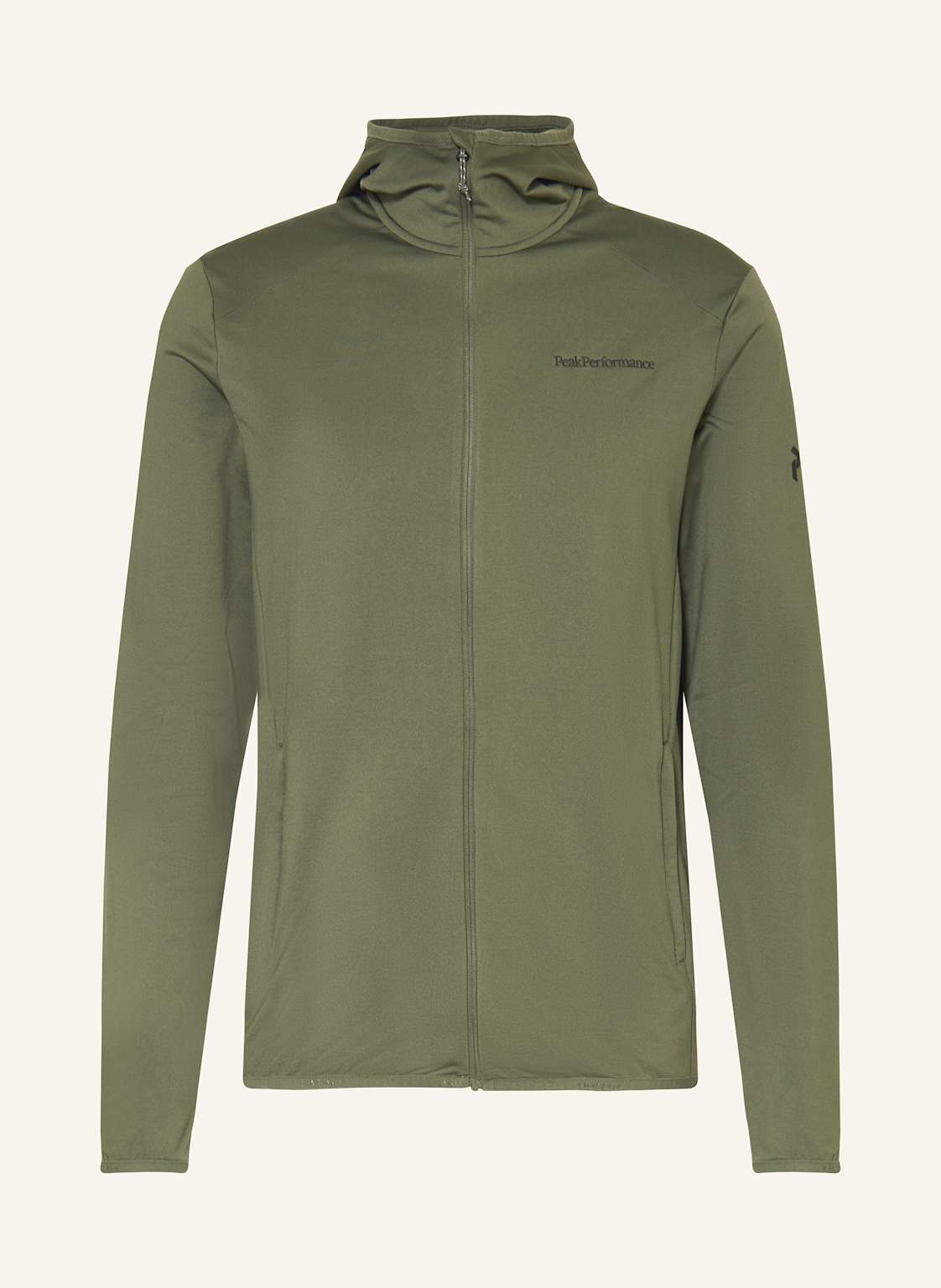 Peak Performance Midlayer-Jacke Light Zip Hood gruen Peak Performance Midlayer-Jacke Light Zip Hood gruen von Peak Performance