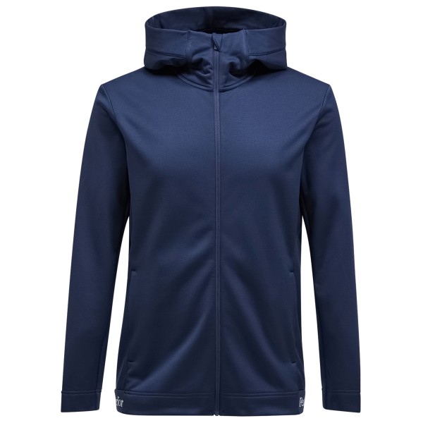 Peak Performance - Rider Tech Zip Hood - Fleecejacke Gr XL blau von Peak Performance