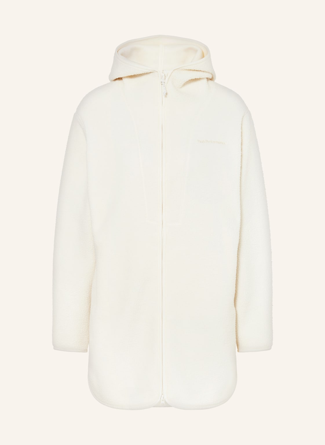 Peak Performance Teddyfell-Jacke Pile weiss Peak Performance Teddyfell-Jacke Pile weiss von Peak Performance