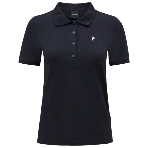 Peak Performance - Women's Classic Cotton Polo - Polo-Shirt Gr S schwarz von Peak Performance