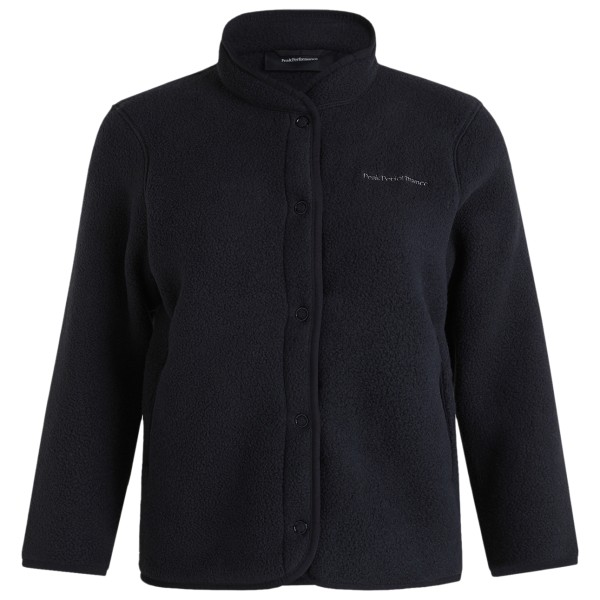 Peak Performance - Women's Fleece Snap Cardigan - Fleecejacke Gr M schwarz von Peak Performance