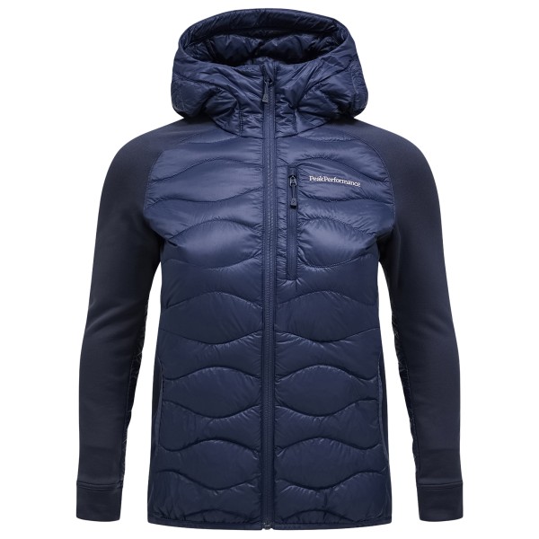 Peak Performance - Women's Helium Down Hybrid Hood - Daunenjacke Gr S blau von Peak Performance