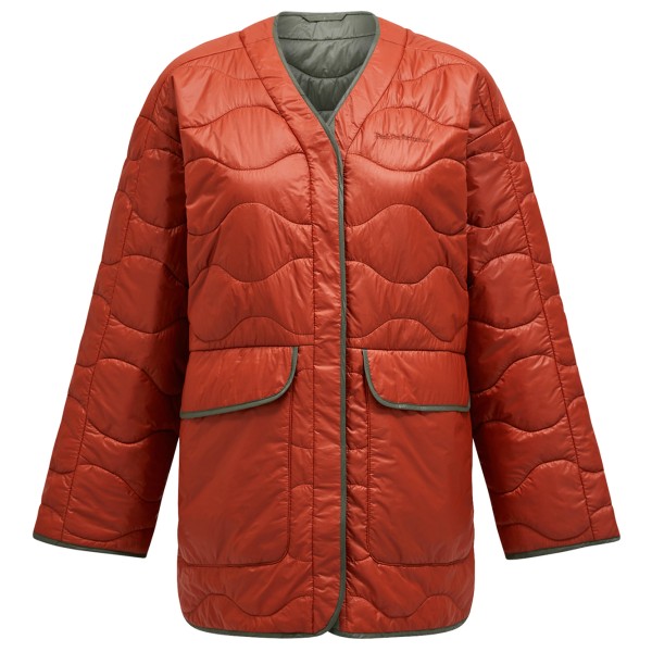 Peak Performance - Women's Quilted Oversized Liner - Kunstfaserjacke Gr M rot von Peak Performance