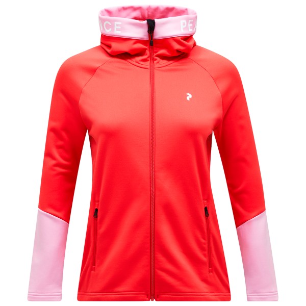 Peak Performance - Women's Rider Zip Hood - Fleecejacke Gr M rot Peak Performance - Women's Rider Zip Hood - Fleecejacke Gr M rot von Peak Performance