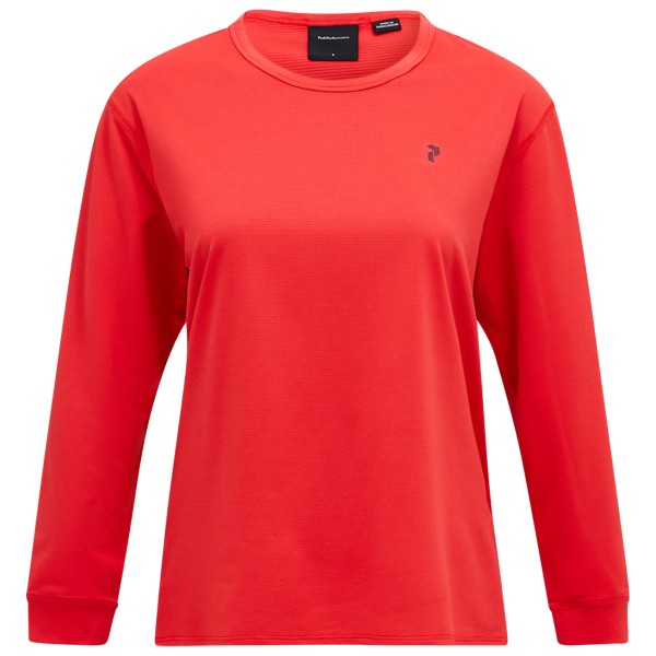 Peak Performance - Women's Trail L/S - Longsleeve Gr L rot von Peak Performance