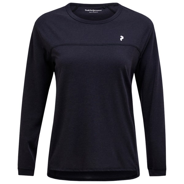 Peak Performance - Women's Trail Wool Blend L/S - Merinoshirt Gr M schwarz/blau von Peak Performance