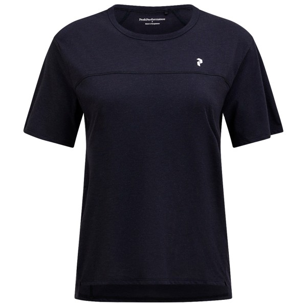 Peak Performance - Women's Trail Wool Blend S/S - Merinoshirt Gr M blau/schwarz von Peak Performance