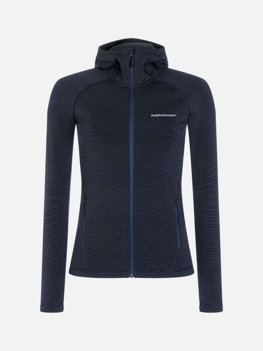 Peakperformance W Midlayer Zip Hood-L L von Peakperformance