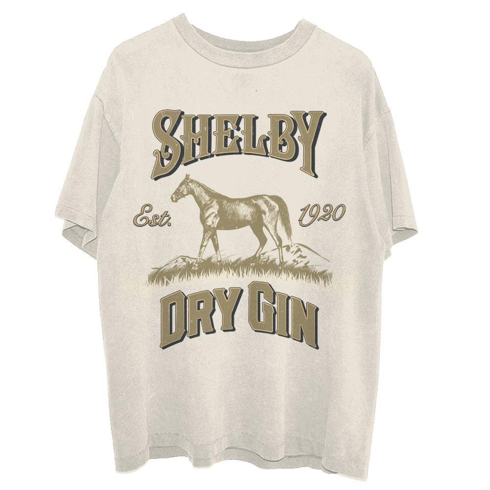 Shelby Dry Gin Tshirt Damen Beige L von Peaky Blinders