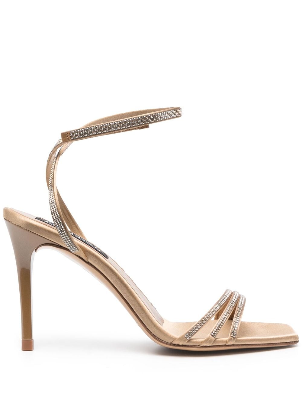 Pedro Garcia Flanna cystal-embellished sandals - Neutrals von Pedro Garcia