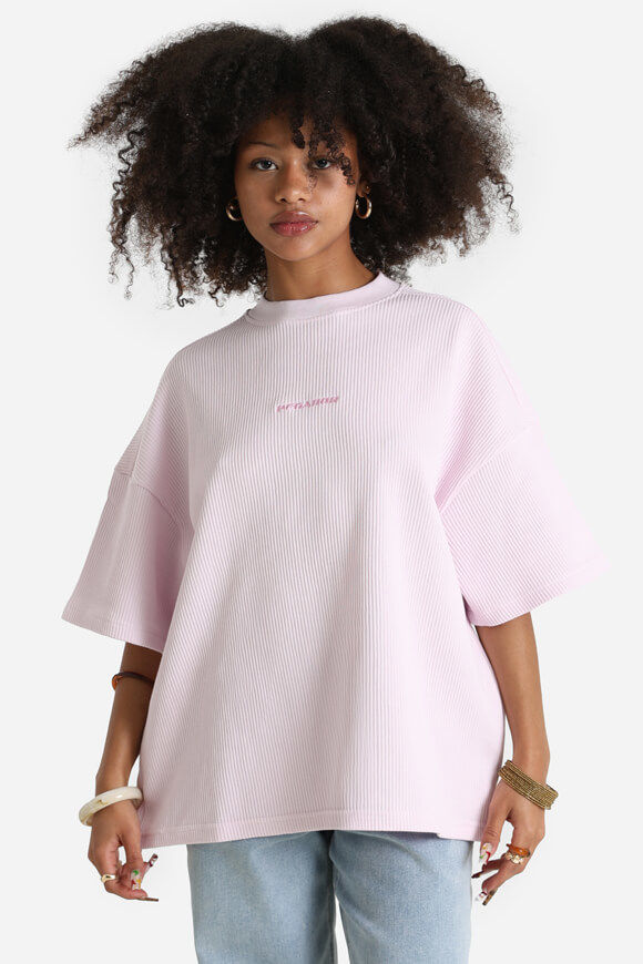 Pegador Amanda Strukturiertes Oversize T-Shirt | Washed Bubblegum | Damen  | M von Pegador