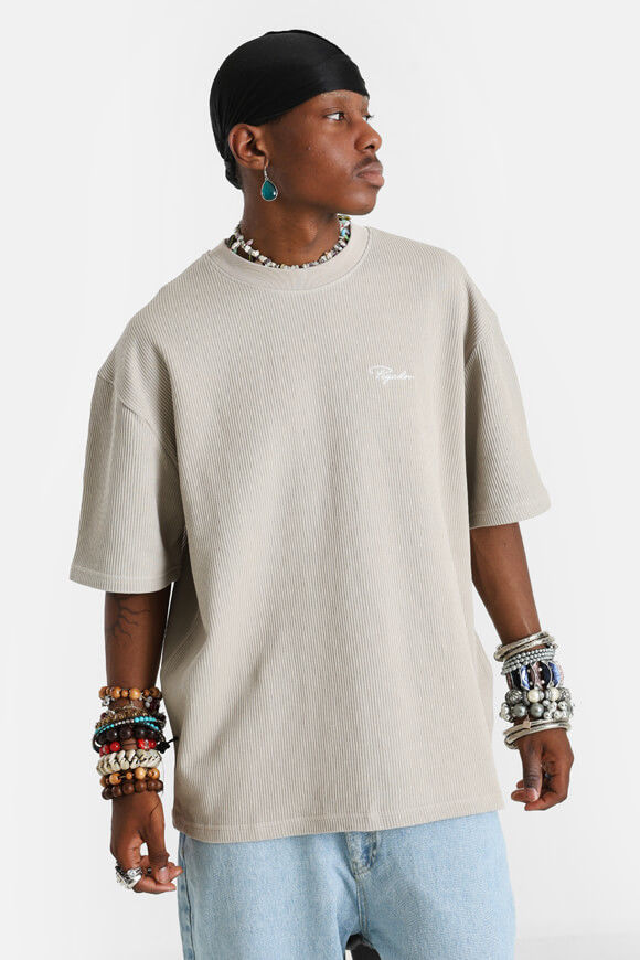 Pegador Geripptes Oversize T-Shirt | Washed Dark Stone | Herren | S Pegador Geripptes Oversize T-Shirt | Washed Dark Stone | Herren | S von Pegador
