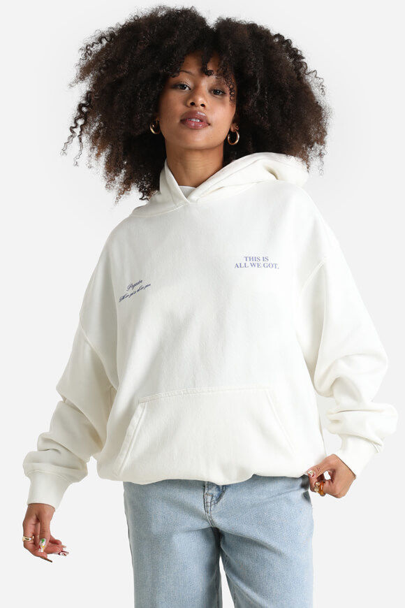 Pegador Lena Oversize Oversize Kapuzensweatshirt | Washed Warm White | Damen  | M von Pegador