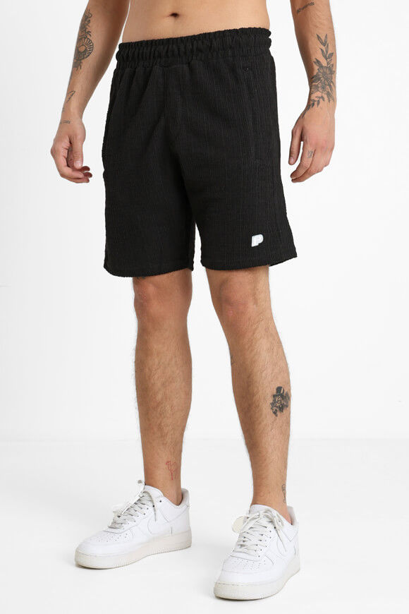 Pegador Strukturierte Stoffshorts | Black | Herren  | M von Pegador