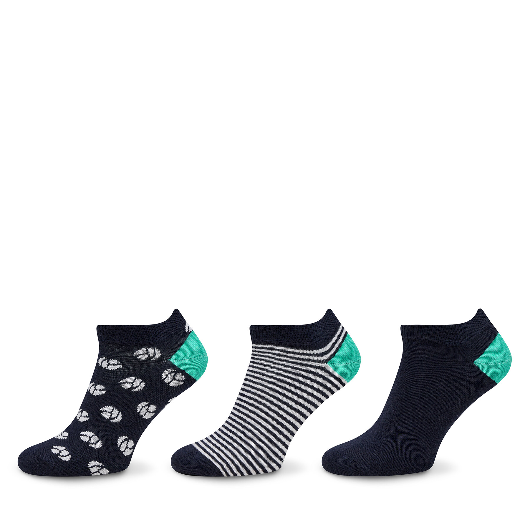 3er-Set niedrige Herrensocken Pepe Jeans P Dot Tr 3P PMU30047 Navy 595 von Pepe Jeans