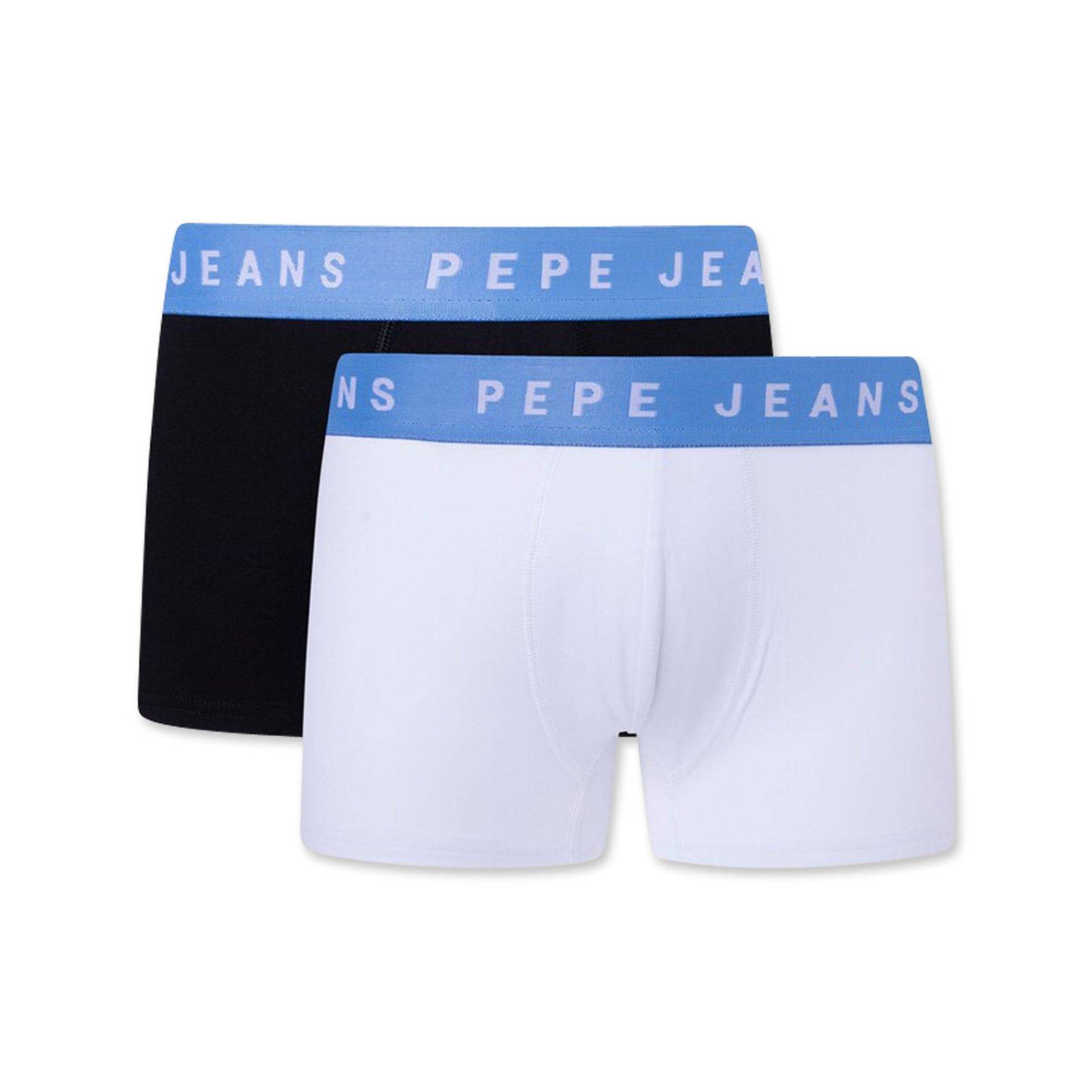 Duopack, Pantys Herren Weiss L von Pepe Jeans