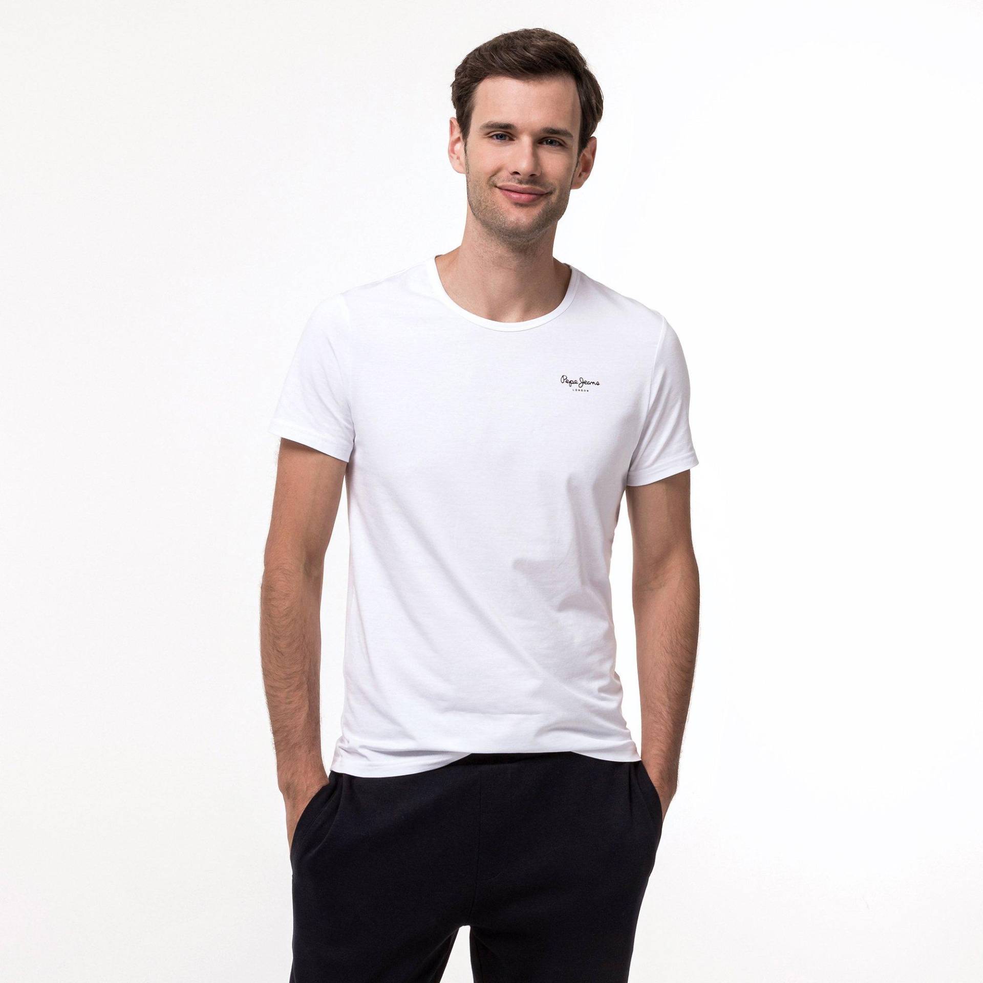 Duopack, T-shirts, Kurzarm Herren Weiss XL von Pepe Jeans