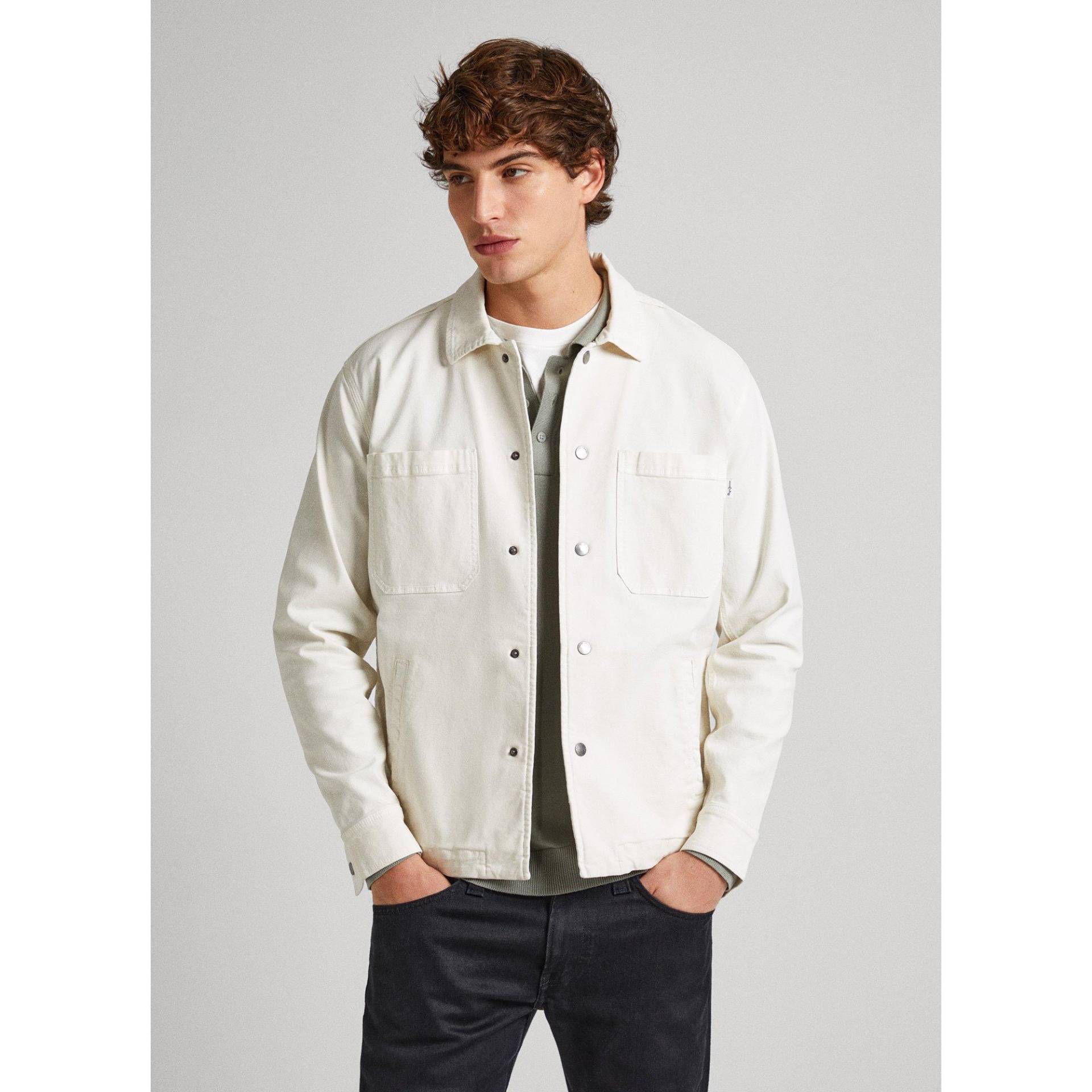 Hemd, Langarm Herren Ecru M von Pepe Jeans