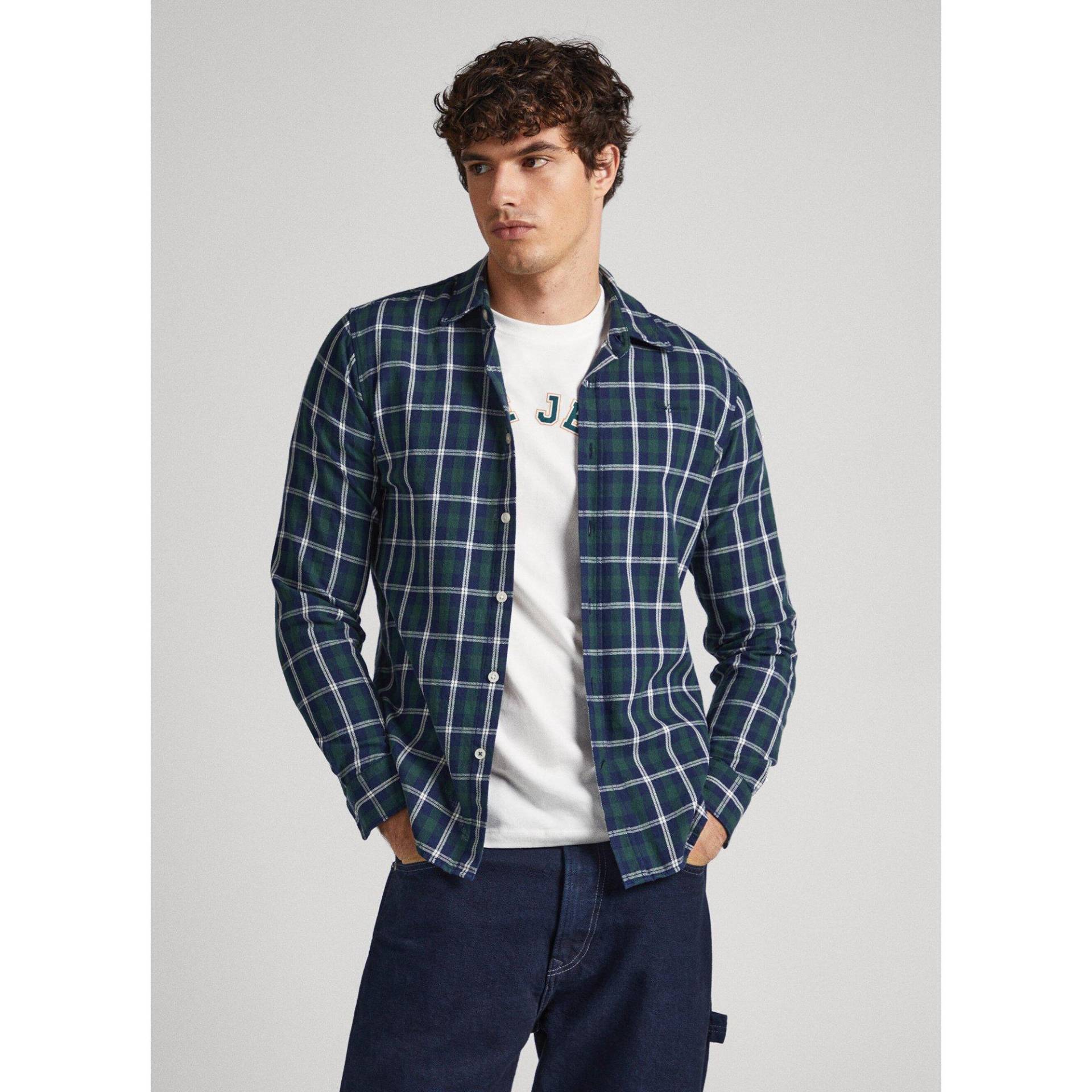 Hemd, Langarm Herren Multicolor L von Pepe Jeans