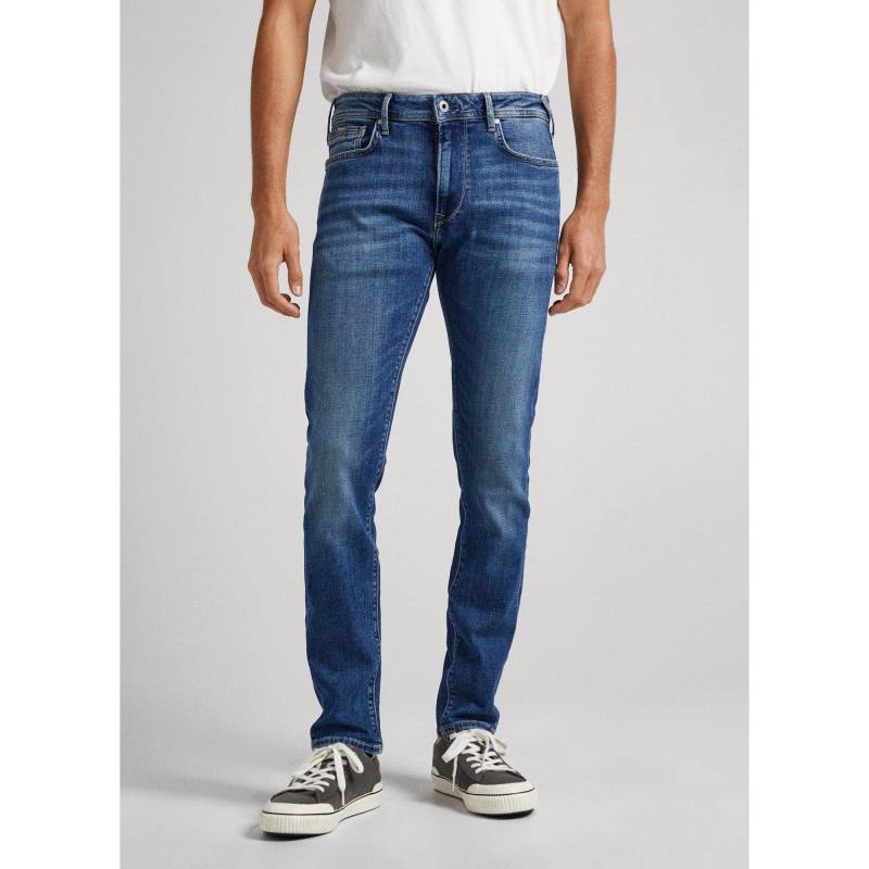 Jeans, Slim Fit Herren Blau  L32/W33 von Pepe Jeans
