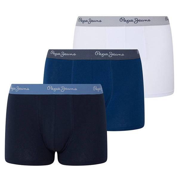 Boxershort Casual Stretch Herren Blau XL von Pepe Jeans