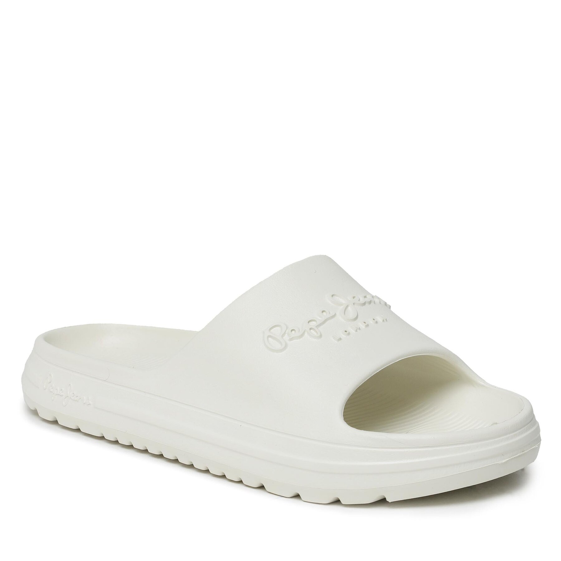 Pantoletten Pepe Jeans Beach Slide W PLS70131 Factory White 801 von Pepe Jeans