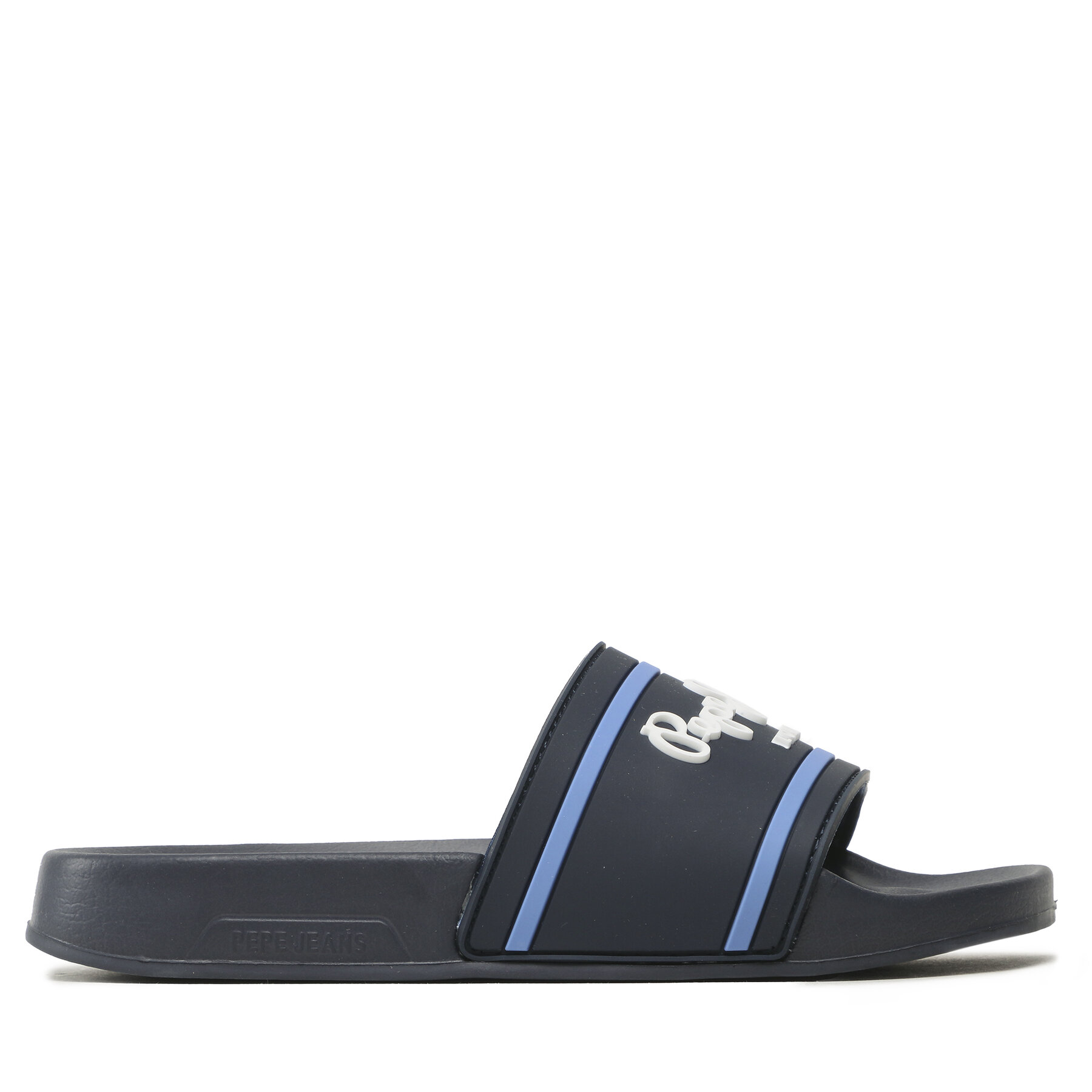 Pantoletten Pepe Jeans Slider Logo B PBS70054 Navy 595 von Pepe Jeans