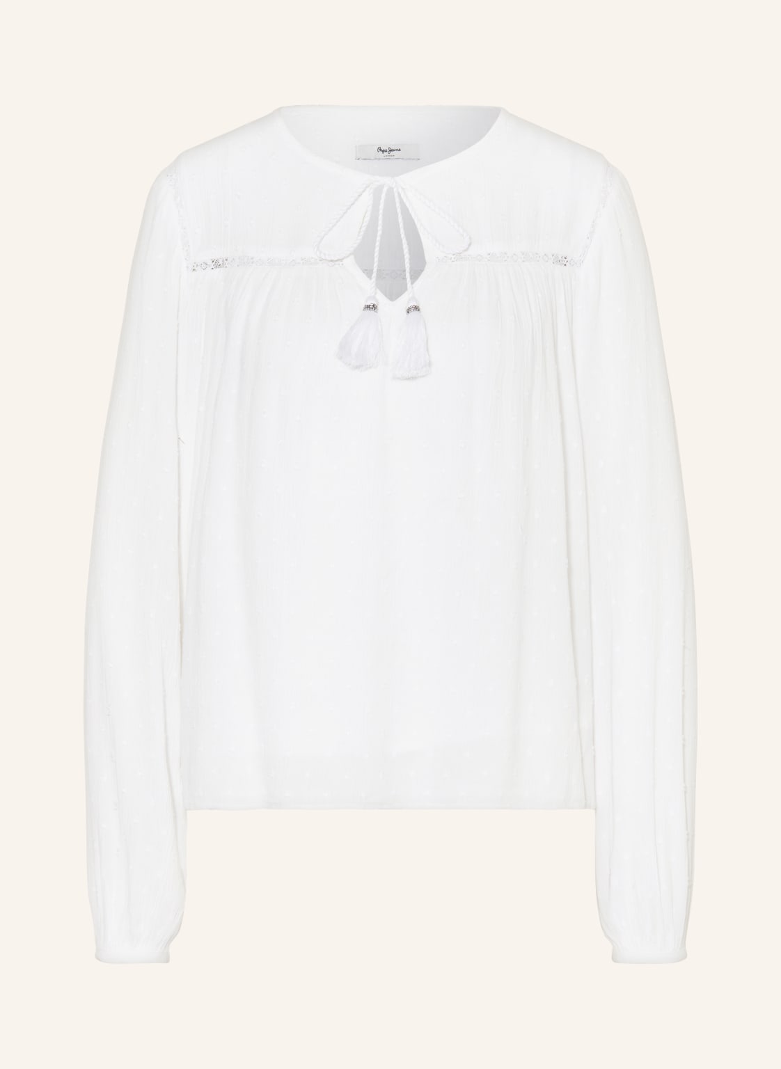 Pepe Jeans Blusenshirt Alanis weiss von Pepe Jeans