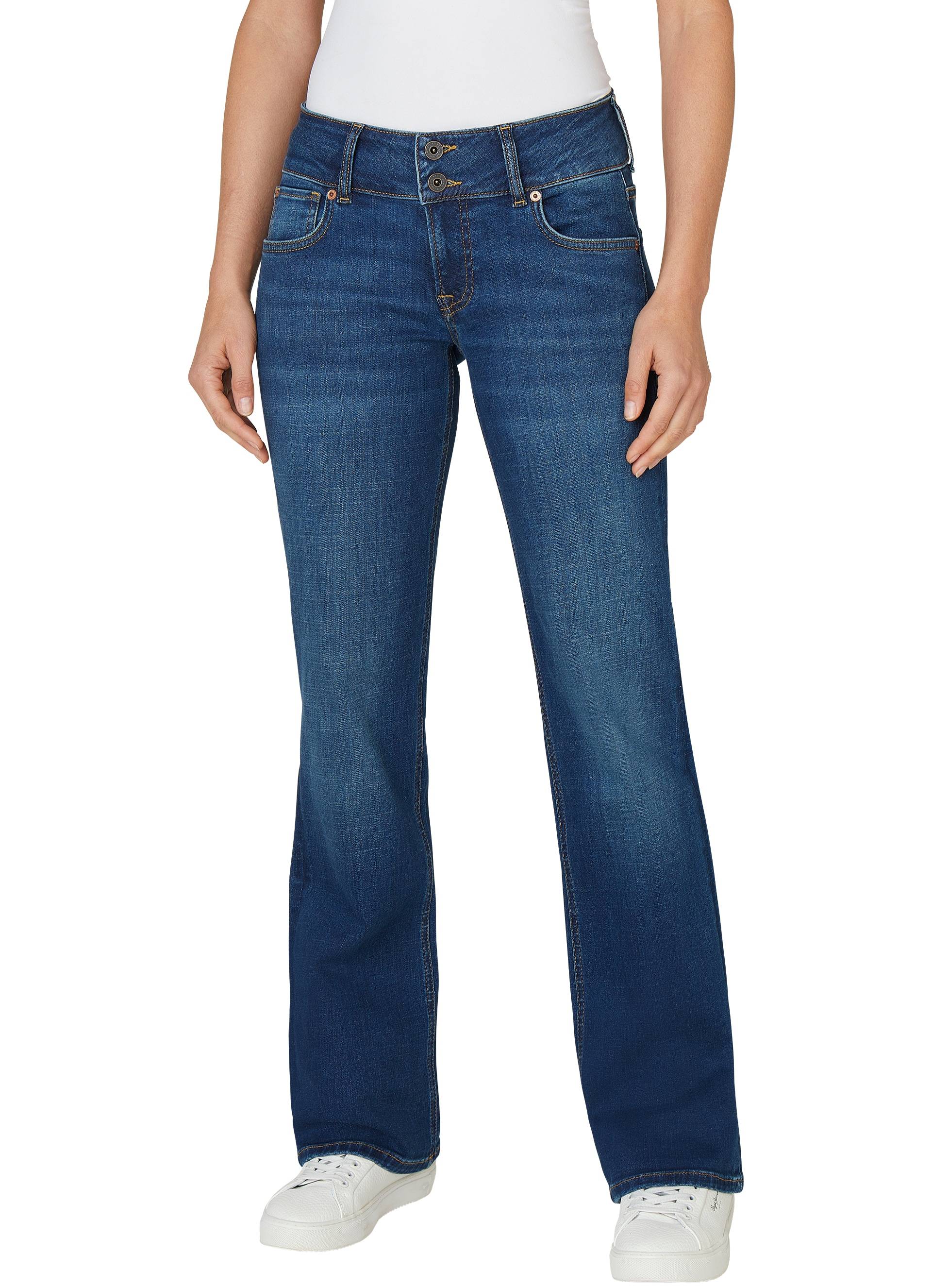 Pepe Jeans Gerade Jeans »STRAIGHT JEANS LW«, mit doppeltem Knopfverschluss Pepe Jeans Gerade Jeans »STRAIGHT JEANS LW«, mit doppeltem Knopfverschluss von Pepe Jeans