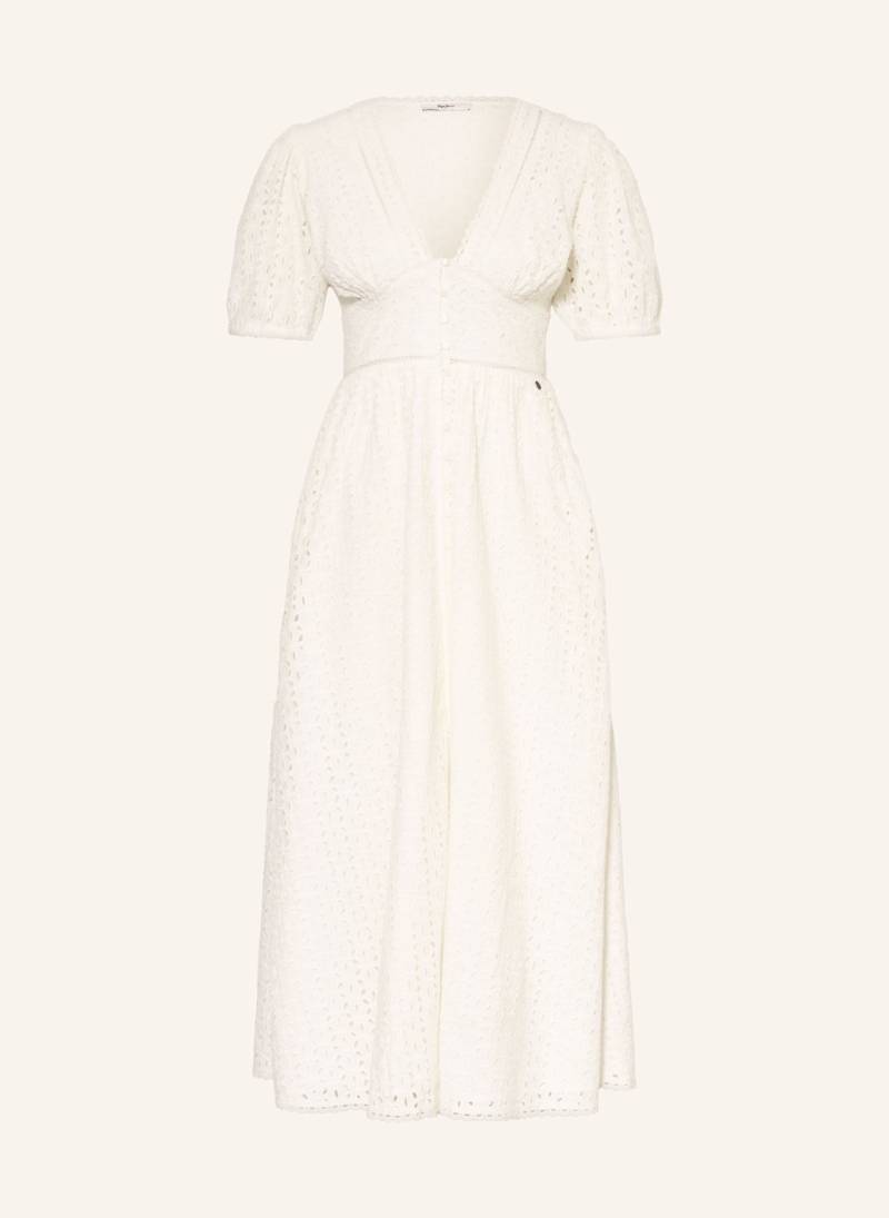Pepe Jeans Kleid Oprah Aus Lochspitze weiss von Pepe Jeans